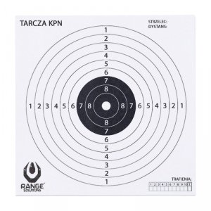 Tarcze Range Solutions KPN do wiatrówki 14x14cm 100szt 