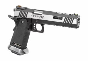 Replika GBB Hi-Capa 6 Force A Silver Barrel - Two Tone