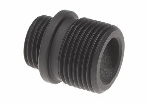 Adapter tłumika 14mm CCW do replik GBB - czarny