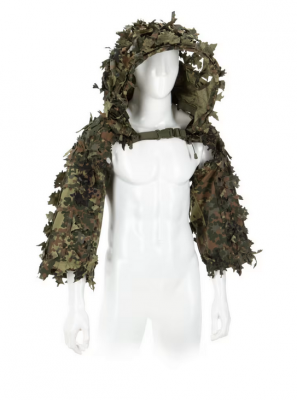 Kaptur Snajperski z Liśćmi - Flecktarn