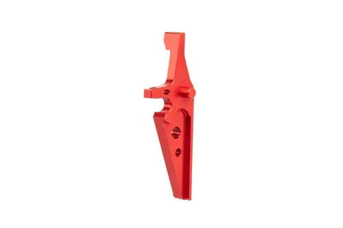 Aluminiowy spust CNC Jefftron Flat Trigger Czerwony