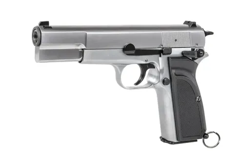 Replika pistoletu WE Browning Hi Power MK III - Srebrny