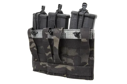 Potrójna ładownica na magazynki karabinowe - MultiCam Black