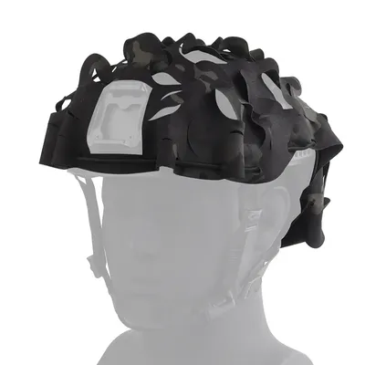 Uniwersalne maskowanie na hełm Laser Cut Cover - Multicam Black