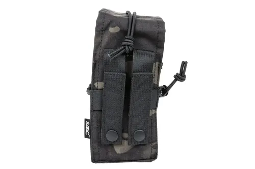 Podwójna uniwersalna ładownica na magazynki - Multicam Black