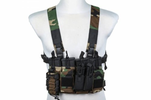 Kamizelka typu Chest Rig - Woodland