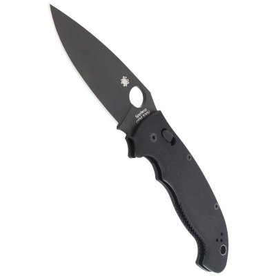 Nóż składany Spyderco Manix 2 XL G-10 Black / Black Blade Plain (C95GPBBK2)