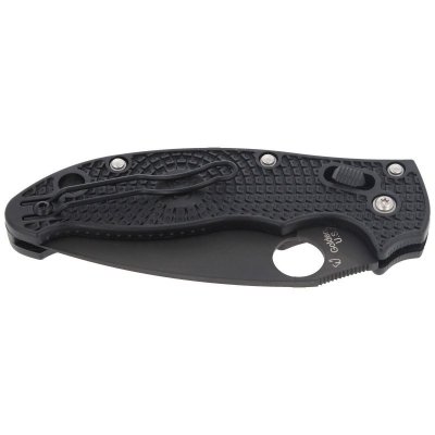 Nóż składany Spyderco Manix 2 FRCP Black / Black Blade Plain (C101PBBK2)