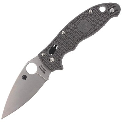 Nóż składany Spyderco Manix 2 Gray FRCP Maxamet Plain (C101PGY2)