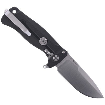 Nóż LionSteel SR22A Aluminum Black / Satin Blade (SR22A BS)