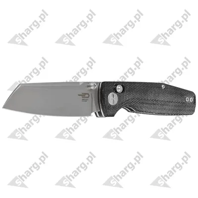 Nóż Bestech Slasher Black Micarta, Stonewashed D2 (BG43A-1)