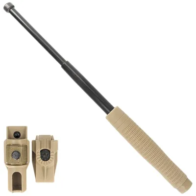 Pałka teleskopowa hartowana Ergonomic 16'' Khaki (ExB-16HE-KH BH-54)