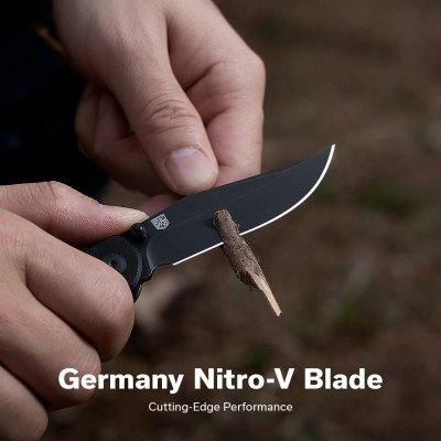 Nóż składany Civivi Clingman Black G10, Black Stonewashed Nitro-V by Taylor Martin Best Damn EDC (C23065-1)