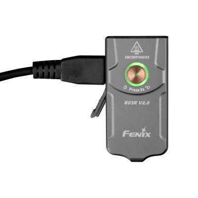 Latarka LED Fenix E03R V2.0 - szara