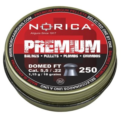 Norica - Śrut diabolo Domed Premium FT 1,15g 5,5/250szt (198.00.101)