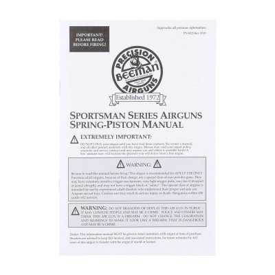 Wiatrówka Beeman 1920 Sniper 4,5mm