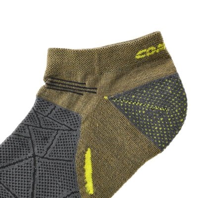 Skarpety Comodo Ultra Light Trial / Hiking - czarno-oliwkowe