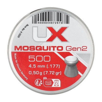 Śrut diabolo UX Mosquito Gen2 0,5g 4,5/500szt. (4.1926)