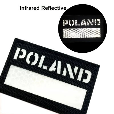 Naszywka POLAND IR – Black