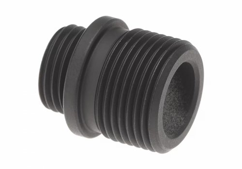 Adapter tłumika 14mm CCW do replik GBB - czarny