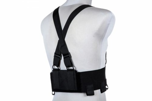 Kamizelka Low-Vis typu Chest Rig - Czarna
