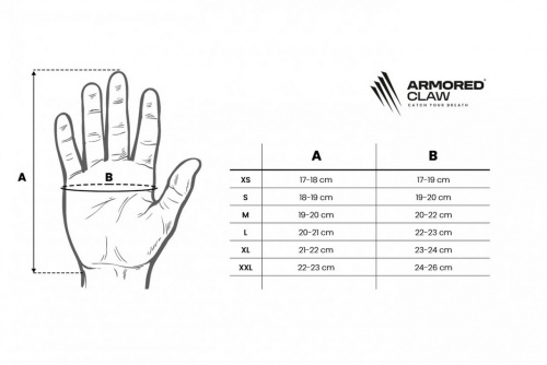 Rękawice Versatile Guarder Roz.XL - Pitch Black