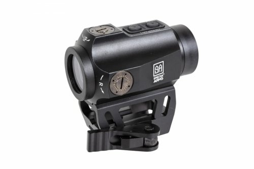 Kolimator CORE Strike Red Dot Sight wysoki QD/niski montaż - Czarny