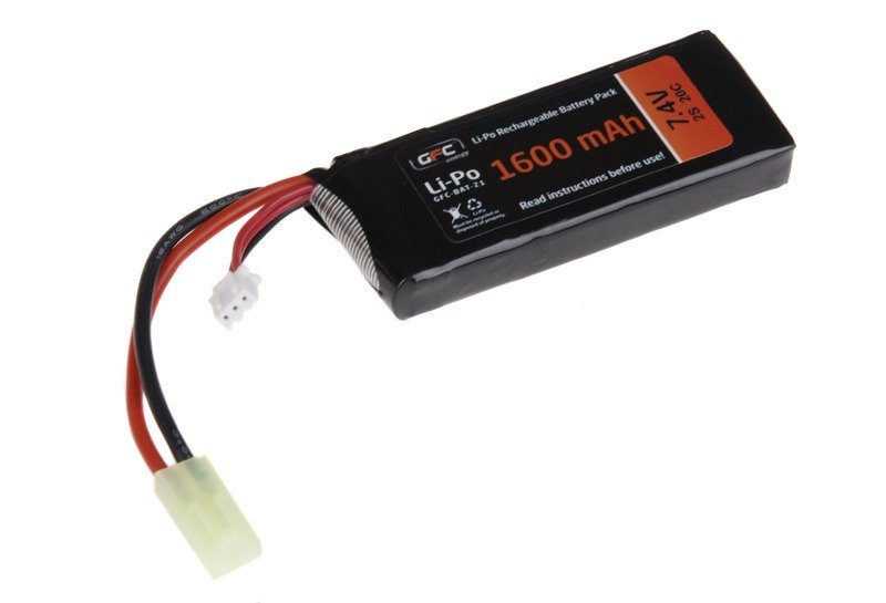 GFC - Akumulator LiPo 7,4V 1600mAh 20C
