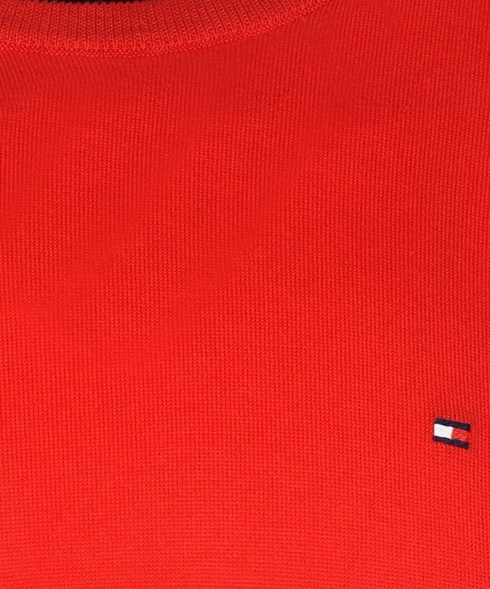 Tommy Hilfiger sweter męski czerwony c-nk
