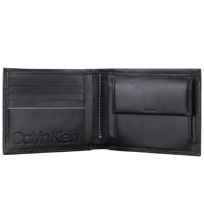 Calvin Klein portfel męski skóra czarny K50K504414 001