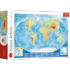 Puzzle 4000 Trefl 45007 Wielka Mapa Fizyczna Świata