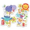 Puzzle Baby Classic Trefl T-36059 Rainbow Forest Małpka, Lew, Hipopotam, Żaba 