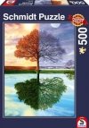 Puzzle 500 Schmidt 58223 Drzewo - Cztery Pory Roku