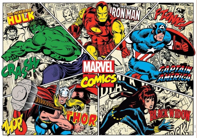 Puzzle 1000 Educa 18498 Marvel - Komiksy