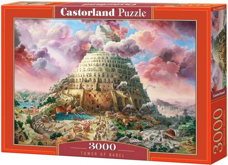 Puzzle 3000 Castorland C-300563 Wieża Babel