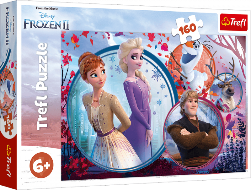 Puzzle 160 Trefl 15374 Disney Kraina Lodu 2 - Siostrzana Przygoda