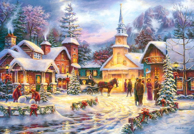 Puzzle 1500 Castorland C-151646 Świąteczny Nastrój