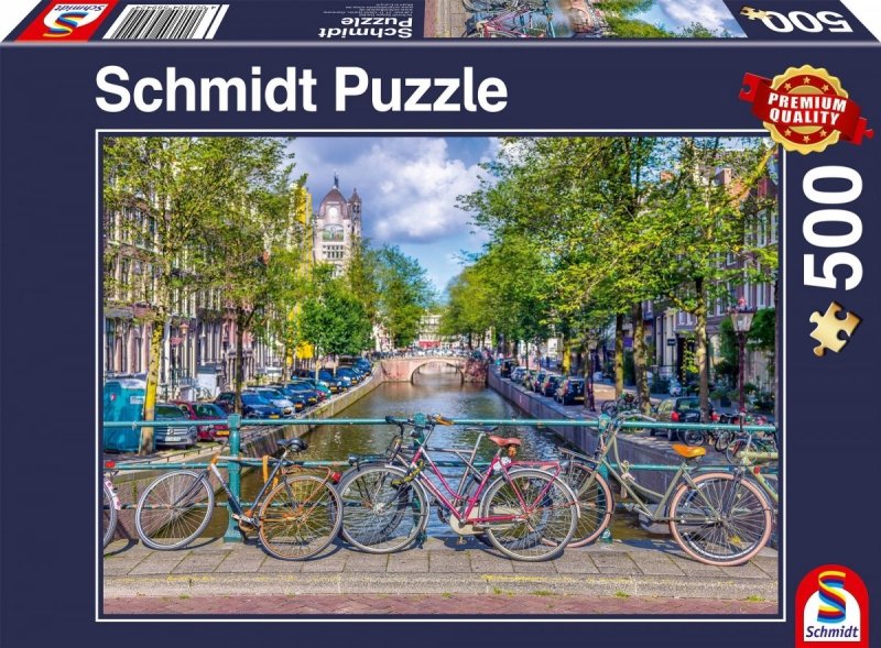 Puzzle 500 Schmidt 58942 Amsterdam - Rowery
