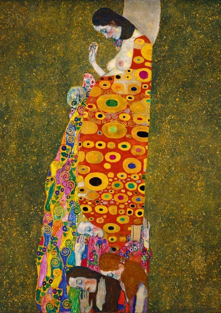 Puzzle 1000 Bluebird 60022 Gustav Klimt - Nadzieja II - 1908