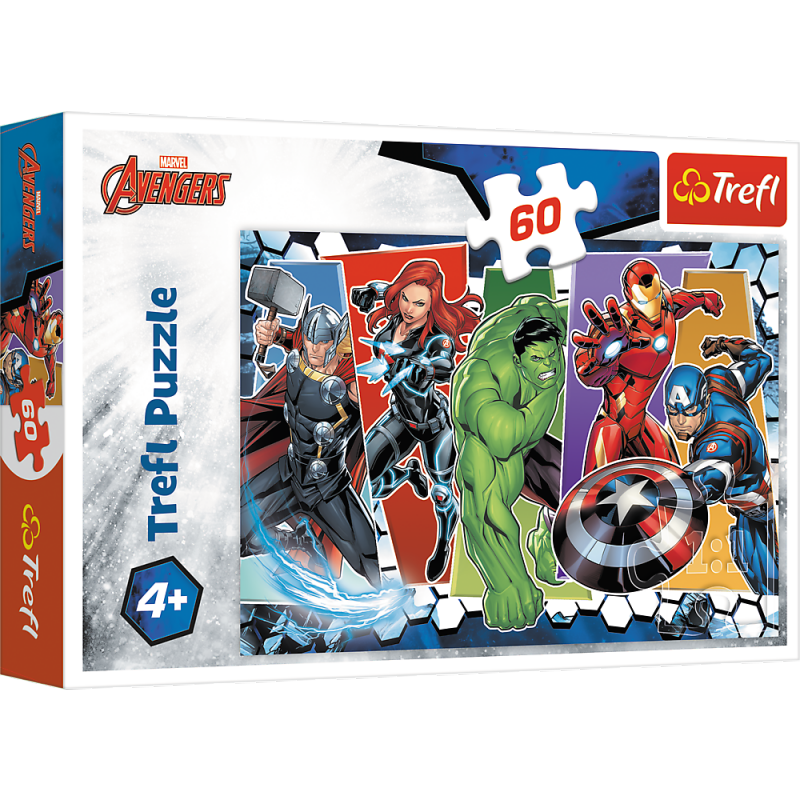 Puzzle 60 Trefl 17357 Niezwyciężeni - Avengers