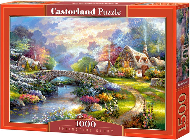 Puzzle 1000 Castorland C-103171 Domek - Springtime Glory