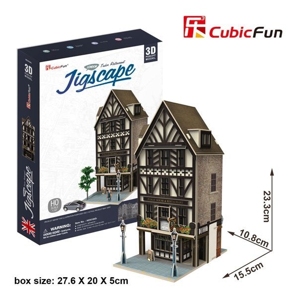 Puzzle 3D CubicFun 44 Restauracja Tudor HO4104h