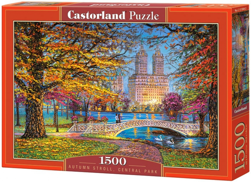 Puzzle 1500 Castorland C-151844 Jesienny Spacer - Central Park