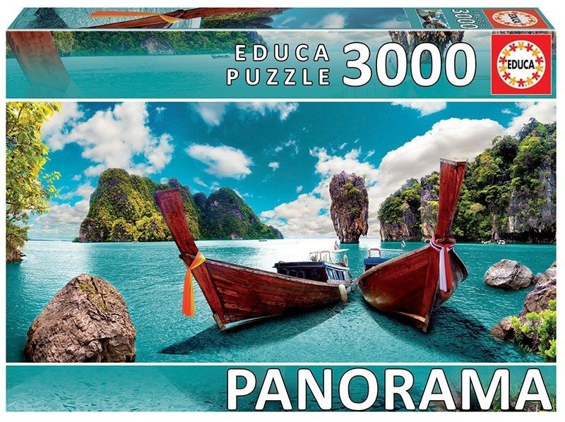 Puzzle 3000 Educa 18581 Panorama - Tajlandia - Pukhet