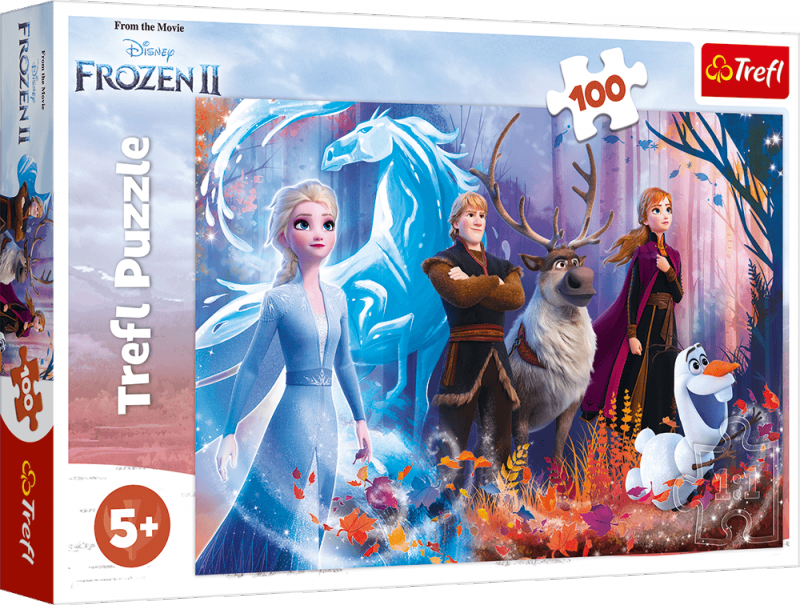 Puzzle 100 Trefl T-16366 Magia Krainy Lodu - Frozen 2