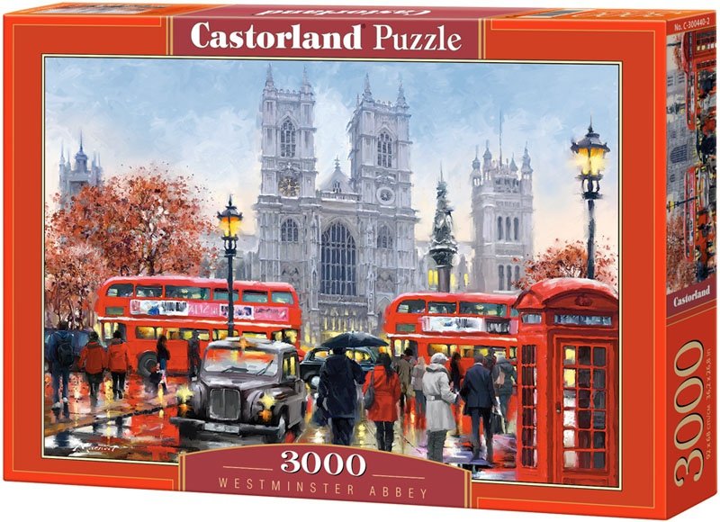 Puzzle 3000 Castorland C-300440 Londyn - Katedra Westminster Abbey