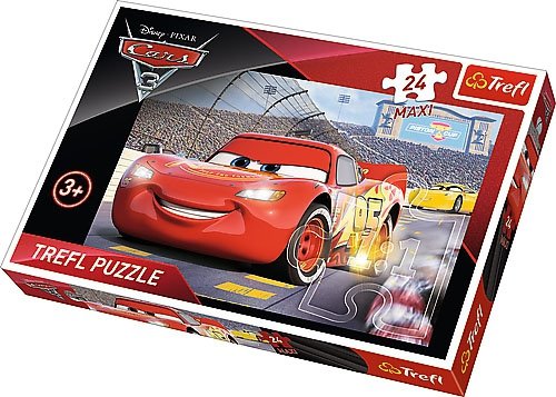 Puzzle 24 Maxi Trefl 14250 Auta - Cars 3 - Mistrz