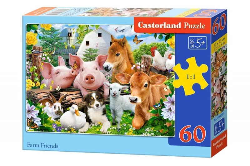 Puzzle 60 Castorland B-066209 Zwierzęta - Farma