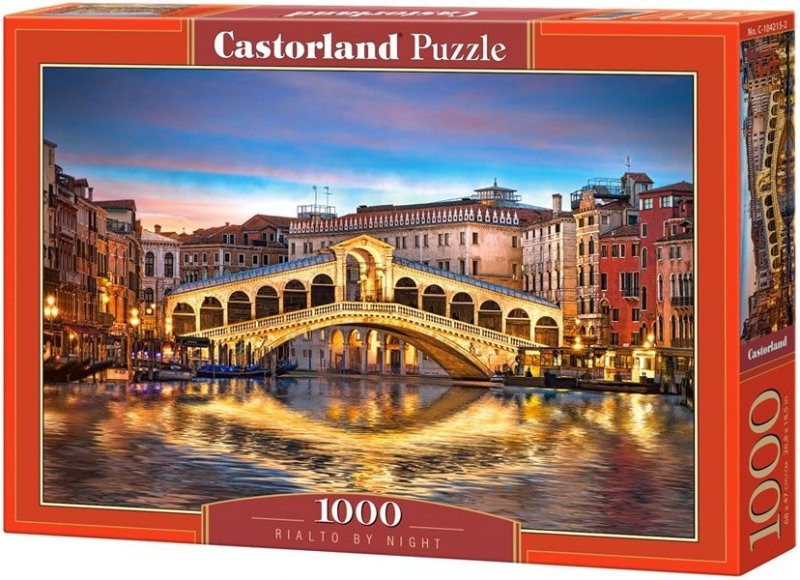 Puzzle 1000 Castorland 104215 Most - Rialto Nocą