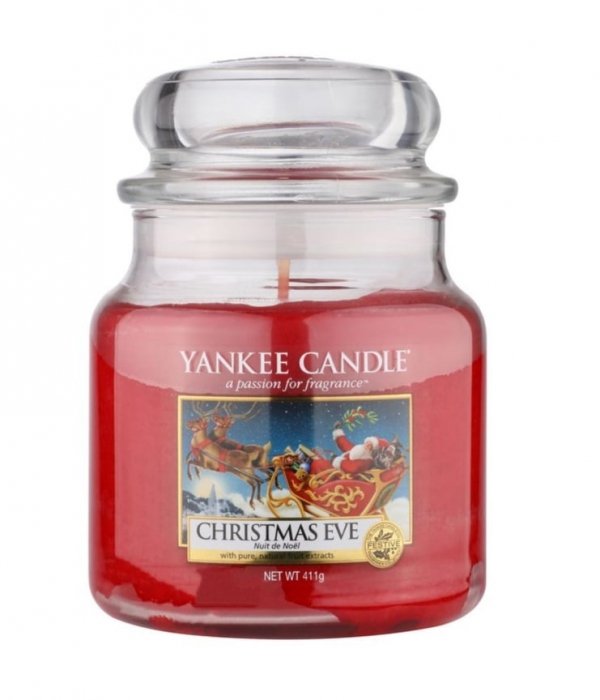 Yankee Candle Świeca zapachowa średni słój Christmas Eve 411g (P1)